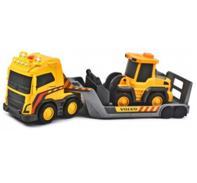 Камион Volvo платформа с товарач Dickie 203725009