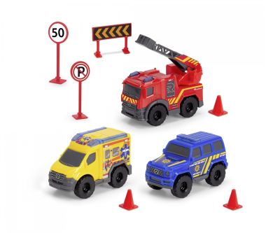 Комплект SOS станция с малки превозни средства Dickie 203713017