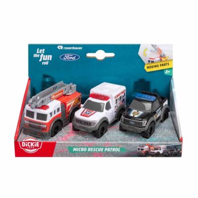 Комплект спасителен екип с малки превозни средства Dickie 203712031