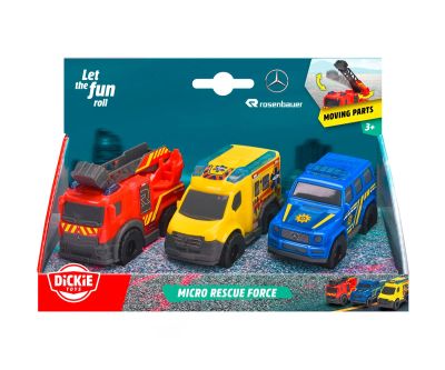 Комплект спасителна служба с малки превозни средства Dickie 203712029