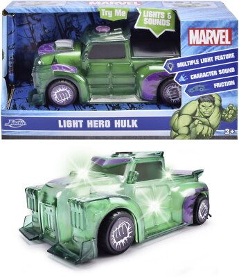 Кола със звук и светлини Marvel Light Hero Hulk Dickie 203222003  