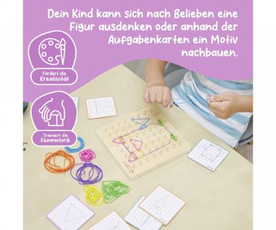 Монтесори Геометрична дъска Eichhorn 100006050