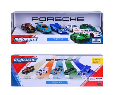 Комплект метални колички Porsche Majorette 8502105002