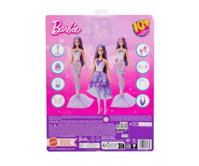 Кукла Barbie Принцеса с трансформация в русалка - фея Mattel JCP74