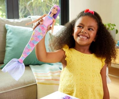 Кукла Barbie Принцеса с трансформация в русалка - фея Mattel JCP74