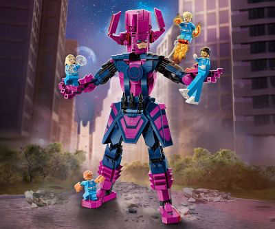 Конструктор LEGO Marvel Super Heroes 76316 Фантастичната четворка срещу Галактус фигура за конструиране