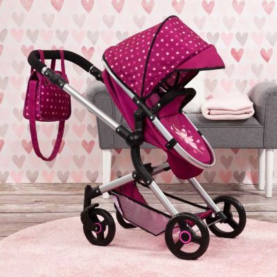 Количка за кукли NEO VARIO трансформираща се с чанта BAYER 18467AA