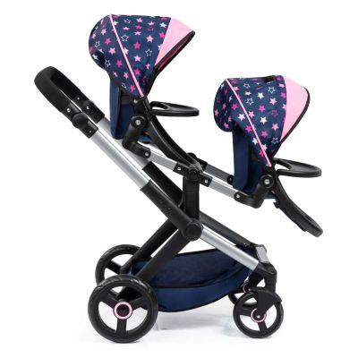 Количка за кукли Близнаци TWIN XEO трансформираща се с чанта BAYER 26716AA