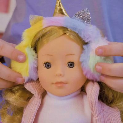 Кукла с розово палто Bambolina и слушалки BD1266 