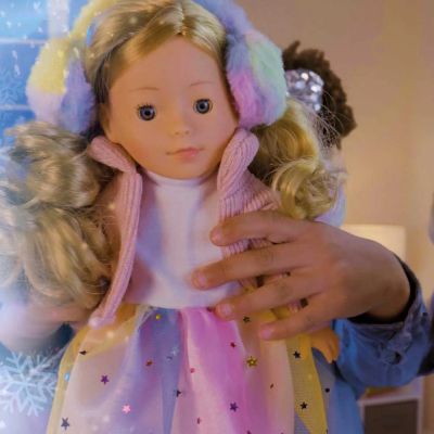 Кукла с розово палто Bambolina и слушалки BD1266 