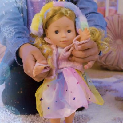 Кукла с розово палто Bambolina и слушалки BD1266 