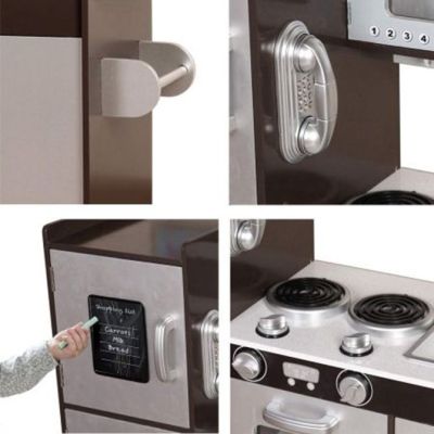 Детска дървена кухня с хладилник Wooden TL40029 