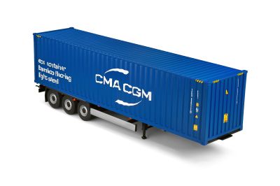 Ремарке за камион Trailer Container CMA CGM SOLIDO 1:24 - 2400507