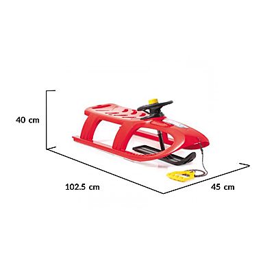 Детска Шейна с кормило Bullet Control червена