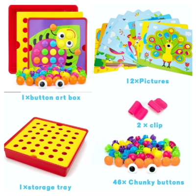 Детска креативна мозайка с шаблони YG898-9