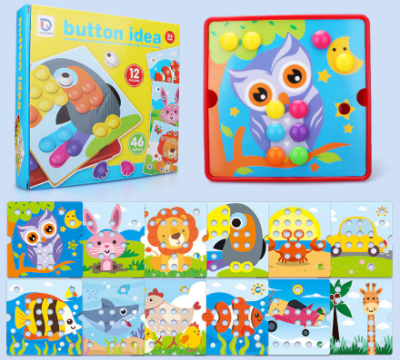 Детска креативна мозайка с шаблони YG898-9