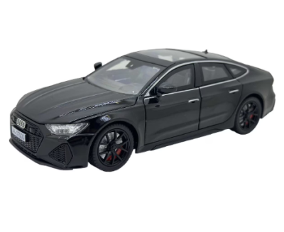 Метален автомобил Audi RS7 със звук и светлини 1/24 черен
