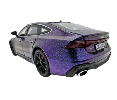 Метален автомобил Audi RS7 със звук и светлини 1/24 син