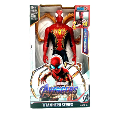 Фигурка Spiderman Avengers със звук и светлина  