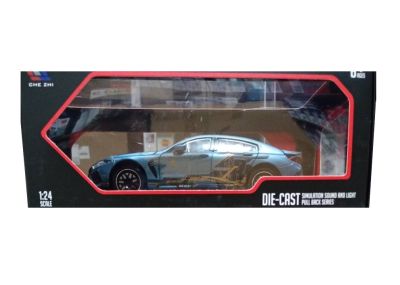 Метален автомобил BMW M8 със звук и светлини 1/24 син