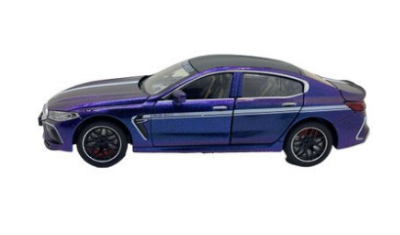 Метален автомобил BMW M8 със звук и светлини 1/24 blue