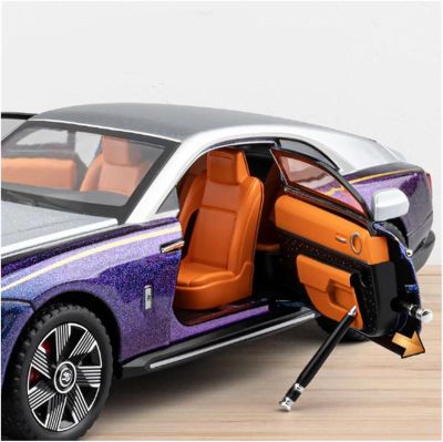Метален автомобил Rolls Royce Spectre със звук и светлини 1/24 