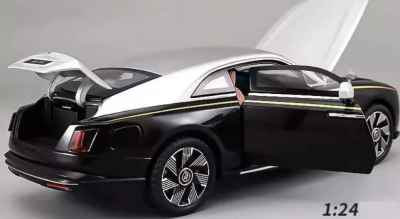 Метален автомобил Rolls Royce Spectre със звук и светлини 1/24 металик