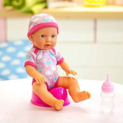 Пикаеща кукла Piccolina New Born Baby BAYER 93023AA