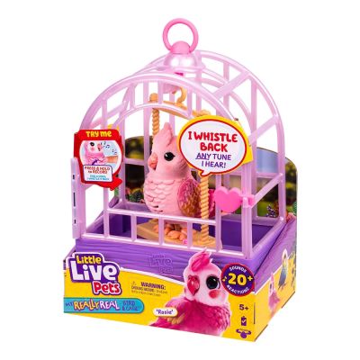 Интерактивно Пиле в Клетка Rosie Really Real Bird Little Live Pets 