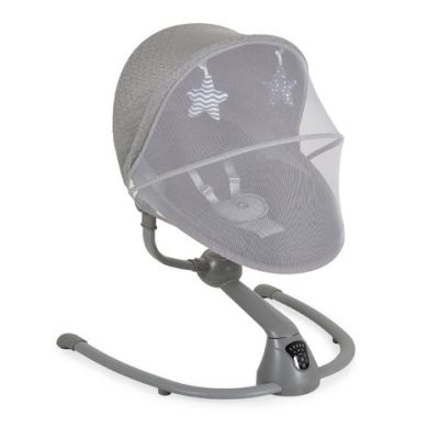 Електрическа люлка Cangaroo Cloud Premium + светлосив