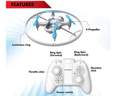 Радиоуправляем дрон космически циклон Silverlit 84828 