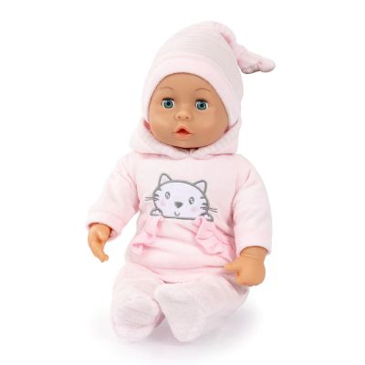 Кукла Бебе Първи Думички Говори на Български Език BAYER 93824DA 