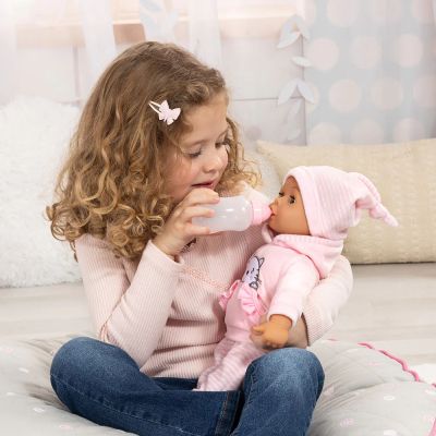 Кукла Бебе Първи Думички Говори на Български Език BAYER 93824DA 