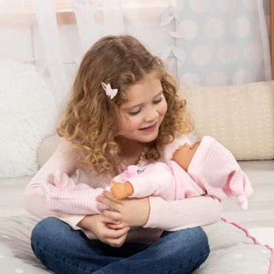 Кукла Бебе Първи Думички Говори на Български Език BAYER 93824DA 