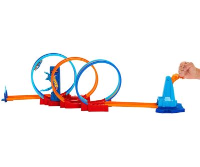 Комплект писта с 3 страхотни лупинга Hot Wheels Ultra Hots Mattel HPX93