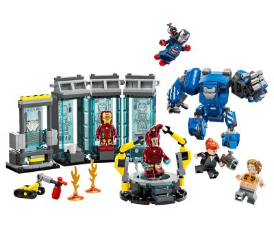 Конструктор LEGO Marvel 76315 Лабораторията на Железния човек Зала с брони