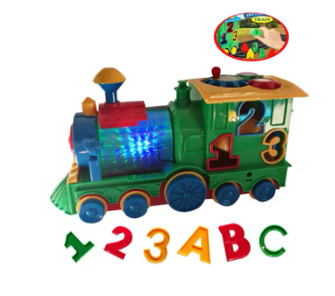 Локомотив сортер със звук и светлини