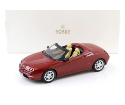 Метална кола Alfa Romeo Spider 1999 Norev 1:18 - 187854