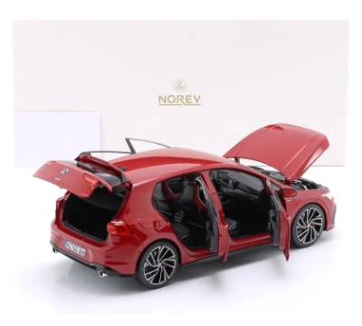 Метална кола Volkswagen Golf GTI 2020 Norev 1:18 - 188595