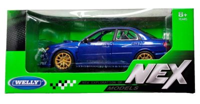 Метална кола Subaru Impreza WRX STi Welly 1:24 