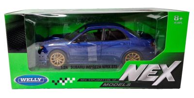 Метална кола Subaru Impreza WRX STi Welly 1:24 