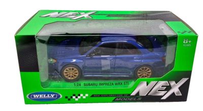 Метална кола Subaru Impreza WRX STi Welly 1:24 