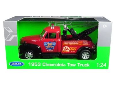 Метална кола Chevrolet Tow Truck 1953 Welly 1:24 