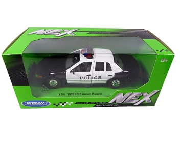 Метална кола Ford Crown Victoria Police Welly 1:24 