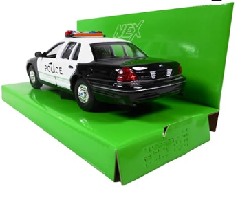 Метална кола Ford Crown Victoria Police Welly 1:24 