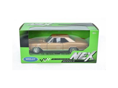 Метална кола Buick Riviera Gran Sport 1965 Welly 1:24 