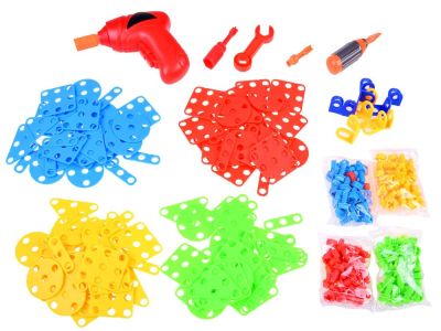 Детски конструктивен комплект с винтоверт 200-61