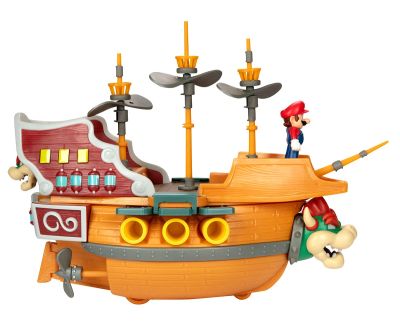 Супер Марио Кораб Nintendo Super Mario Deluxe Bowser's Airship Jakks Pacific 404294 