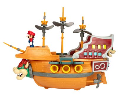 Супер Марио Кораб Nintendo Super Mario Deluxe Bowser's Airship Jakks Pacific 404294 