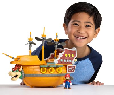 Супер Марио Кораб Nintendo Super Mario Deluxe Bowser's Airship Jakks Pacific 404294 
